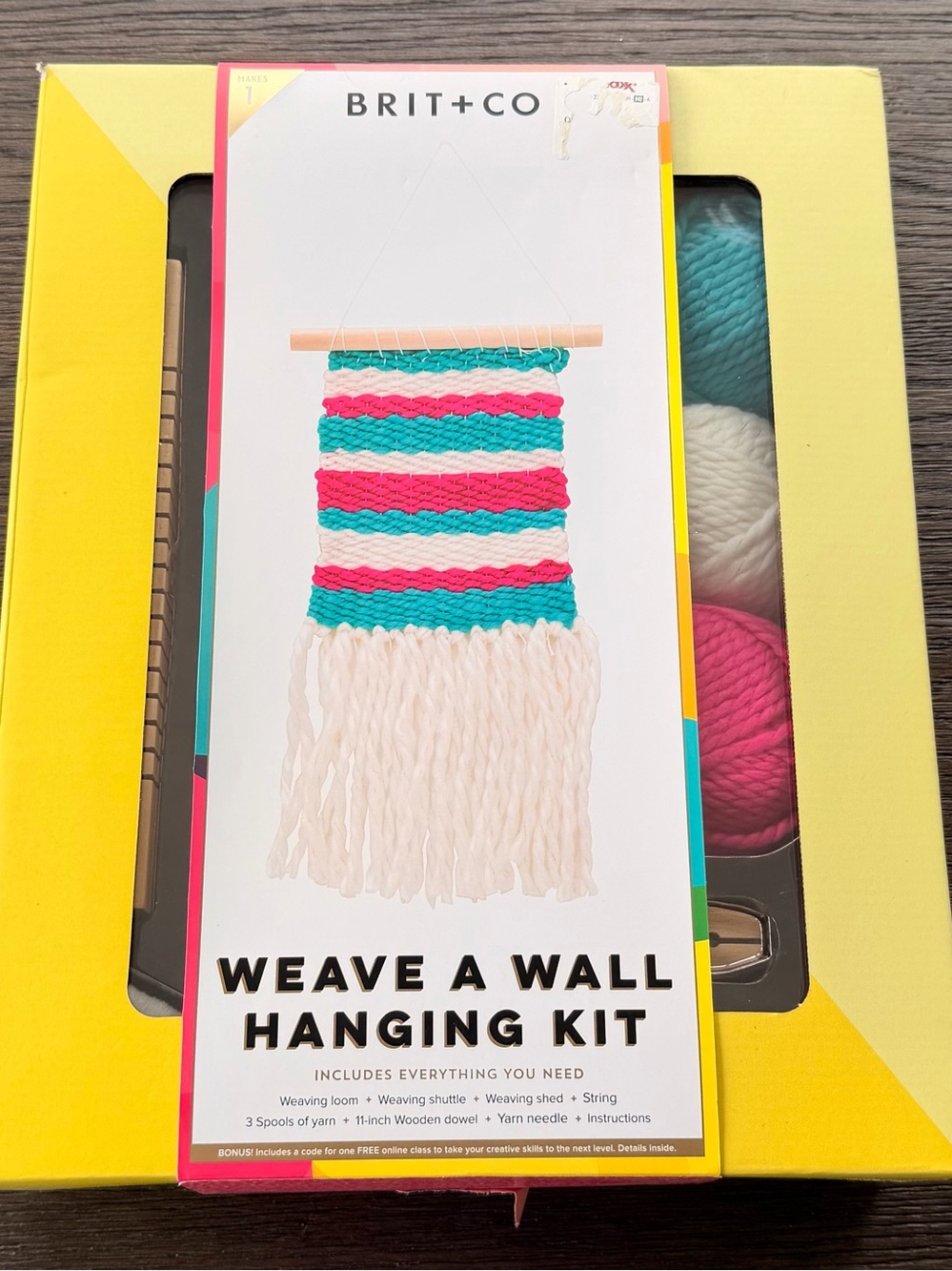 NEW in Box Brit + Co Weaving Kit